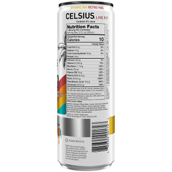 Celsius Sparkling Retro Vibe (12 fl oz)