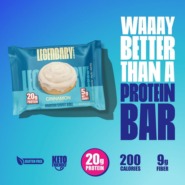 Protein Sweet Rolls Cinnamon (1 roll)