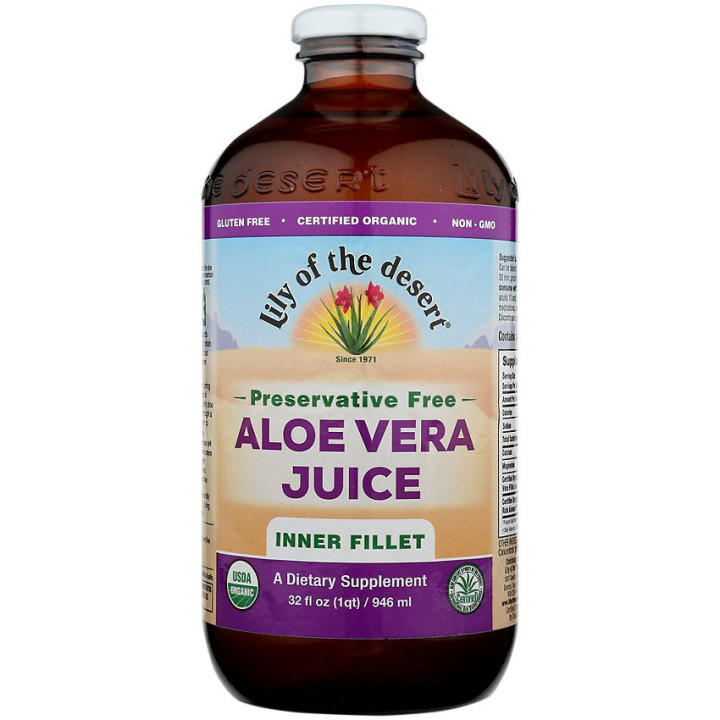 Aloe Vera Juice Inner Fillet Preservative Free (32 fl oz)