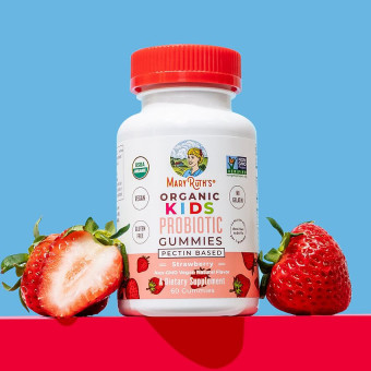 MaryRuths Organic Kids Probiotic Strawberry (60 gummies)