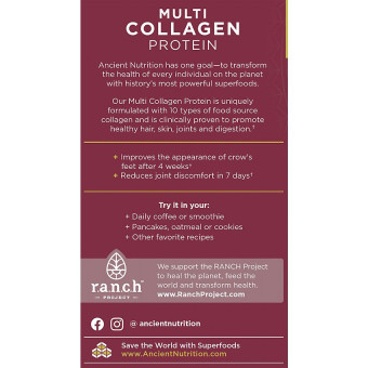AN Multi Collagen Protein Powder Unflavored (24 serv)