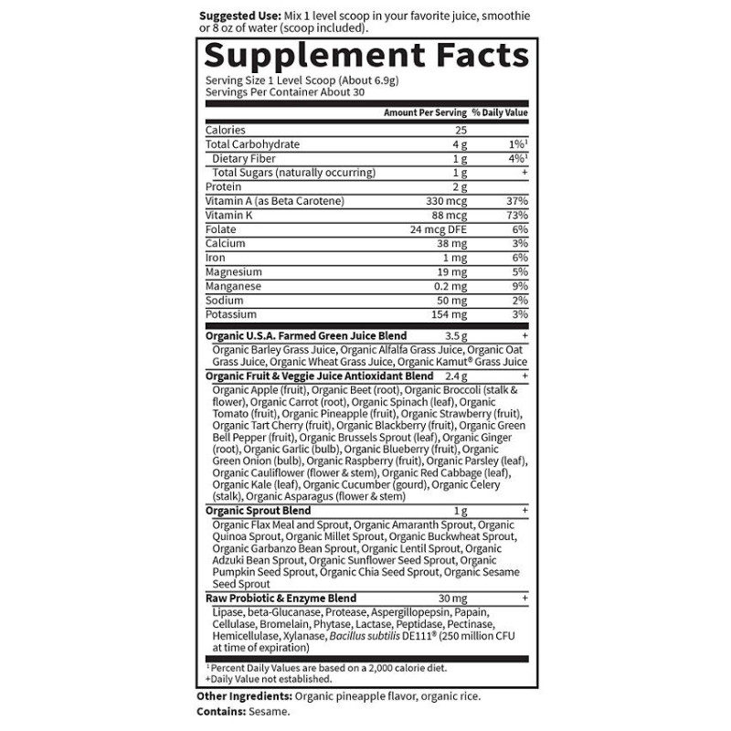 Perfect Food Green Superfood Original (30 serv)