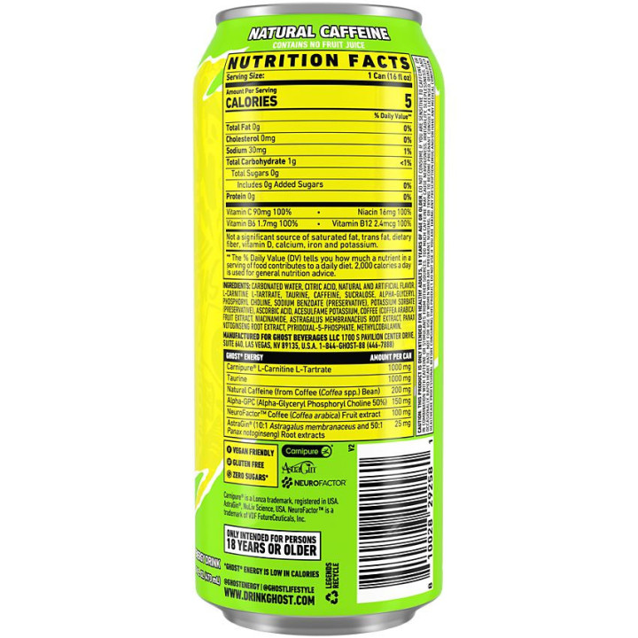 Ghost Energy Drink Citrus (16 fl oz)