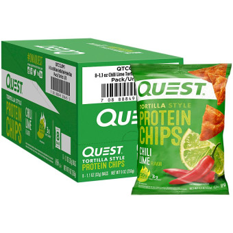 Quest Tortilla Style Protein Chips Chili Lime (1 bolsa)