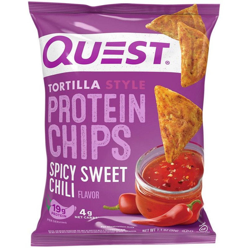 Quest Tortilla Style Protein Chips - Spicy Sweet Chili (1 bolsa)