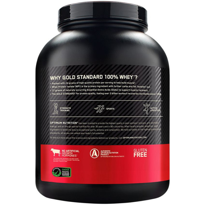 Gold 100% Whey Cookies & Cream (68 serv) 4.6 lb