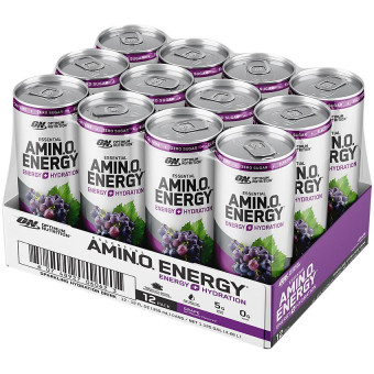 Sparkling Amino Energy + Electrolytes Grape (12 fl oz)