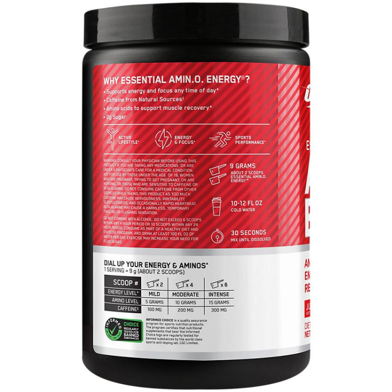 Amino Energy Juicy Strawberry Burst (30 serv)