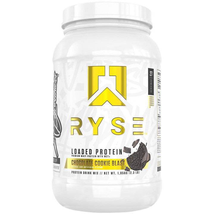 Ryse Loaded Whey Protein Chocolate Cookie Blast (27 sev) 2.3 lb