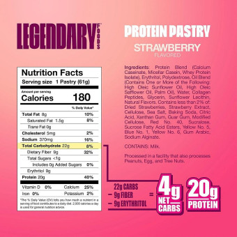 Tasty Pastry Strawberry (10 pastries)