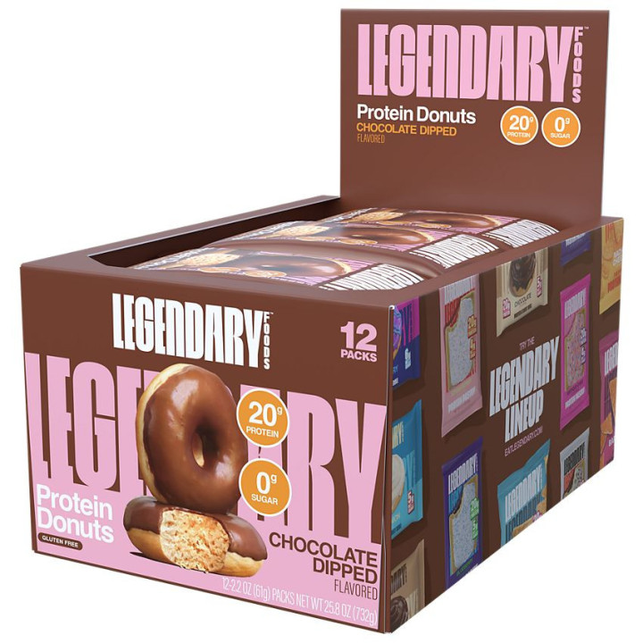 Protein Donuts Chocolate Dipped (2 donuts)