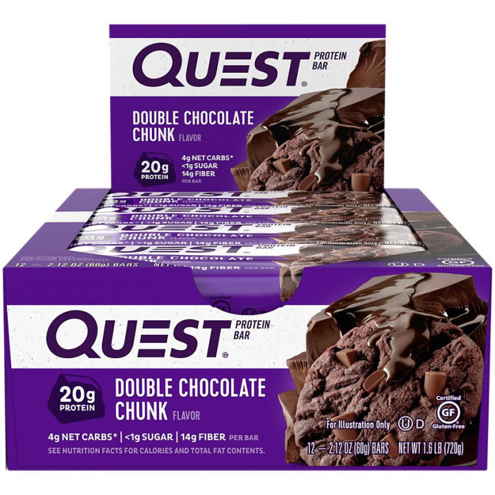 Quest Protein Bar Double Chocolate Chunk (1 bar)