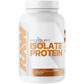 Grass Fed Whey Protein Isolate Powder - Salted Caramel (25 serv)