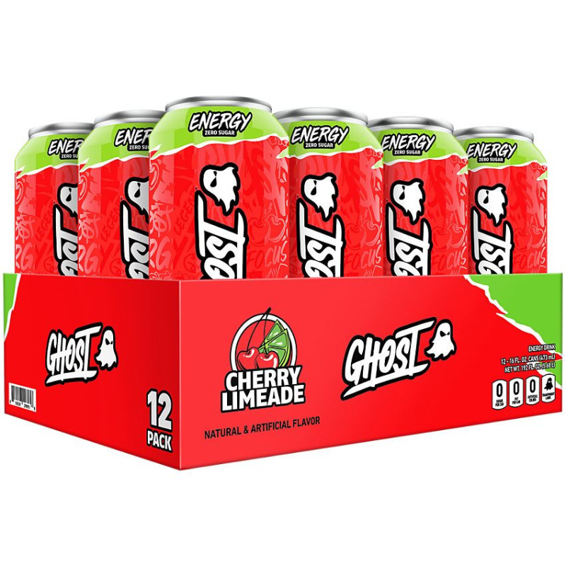 Ghost Energy Drink Cherry Limeade (16 fl Oz.)