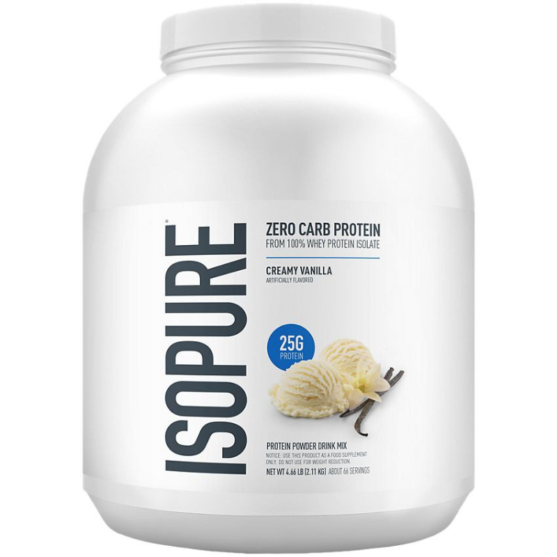 Isopure Zero Carb Vanilla (66 serv) 4.5 lb