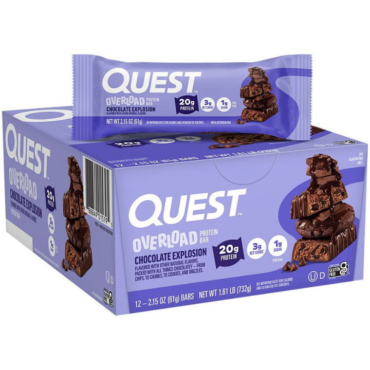 Quest Overload Choc Explosion (1 bar)