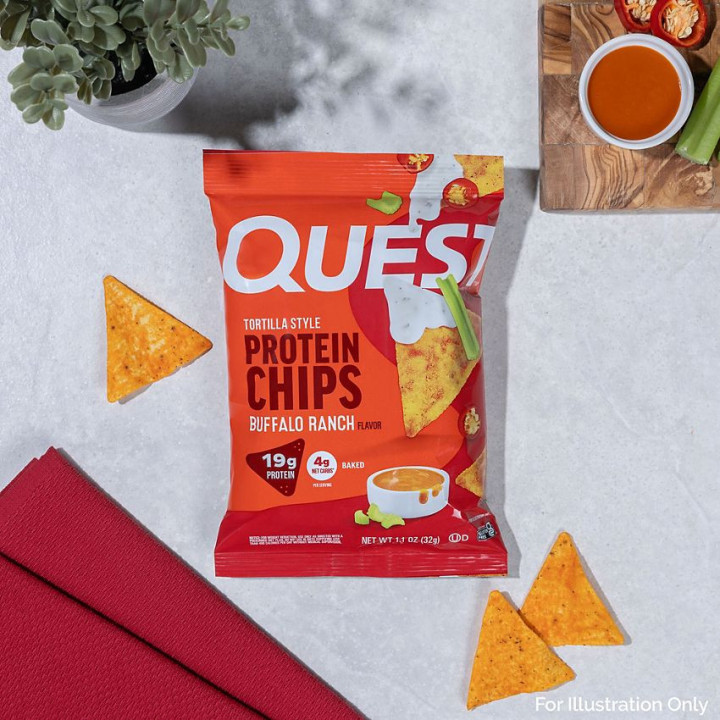 Quest Tortilla Style Protein Chips Buffalo Ranch (1 bolsa)