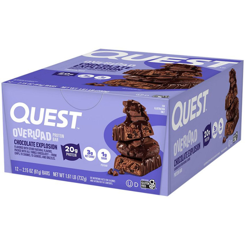 Quest Overload Choc Explosion (1 bar)