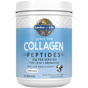 Grass Fed Collagen Peptides Powder 20 g Unflavored (28 serv)