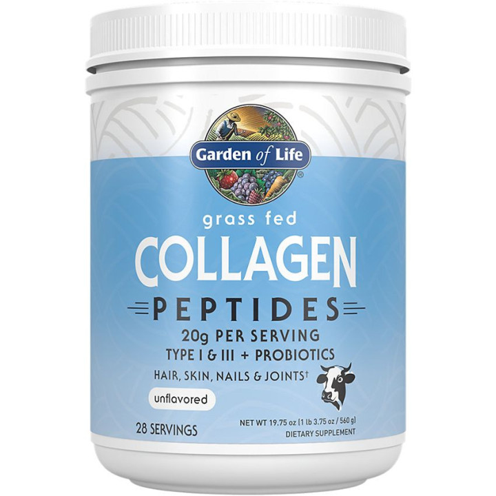 Grass Fed Collagen Peptides Powder 20 g Unflavored (28 serv)