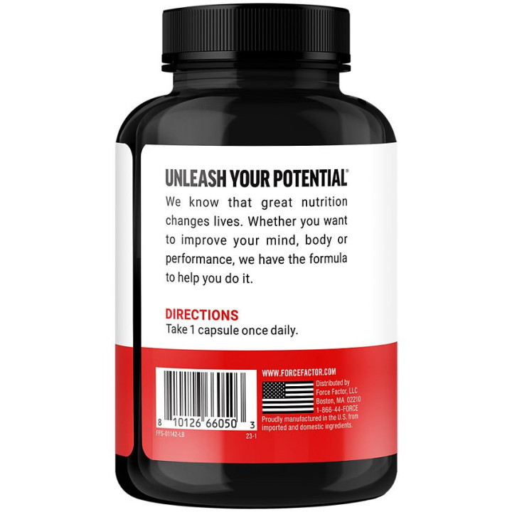 Force Factor Resveratrol  200 mg (120 Cap)