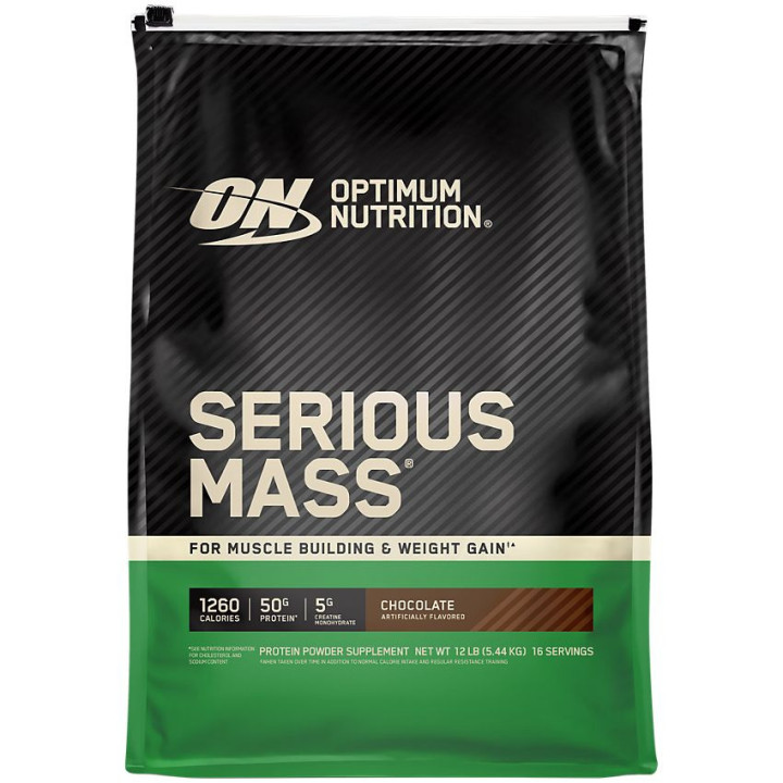 Serious Mass Chocolate (16 serv) 12 lb