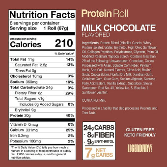 Protein Sweet Rolls Chocolate (1 roll)