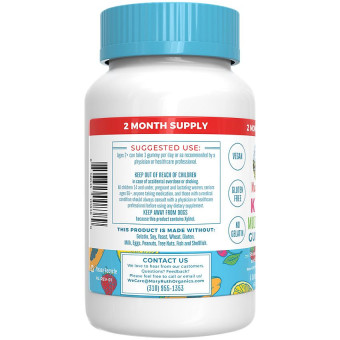 MaryRuths Kids Multivitamin Gummies Strawberry, Papaya, Punch (60 gummies)