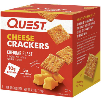 Quest Cheese Crackers Cheddar Blast (1 bolsa)