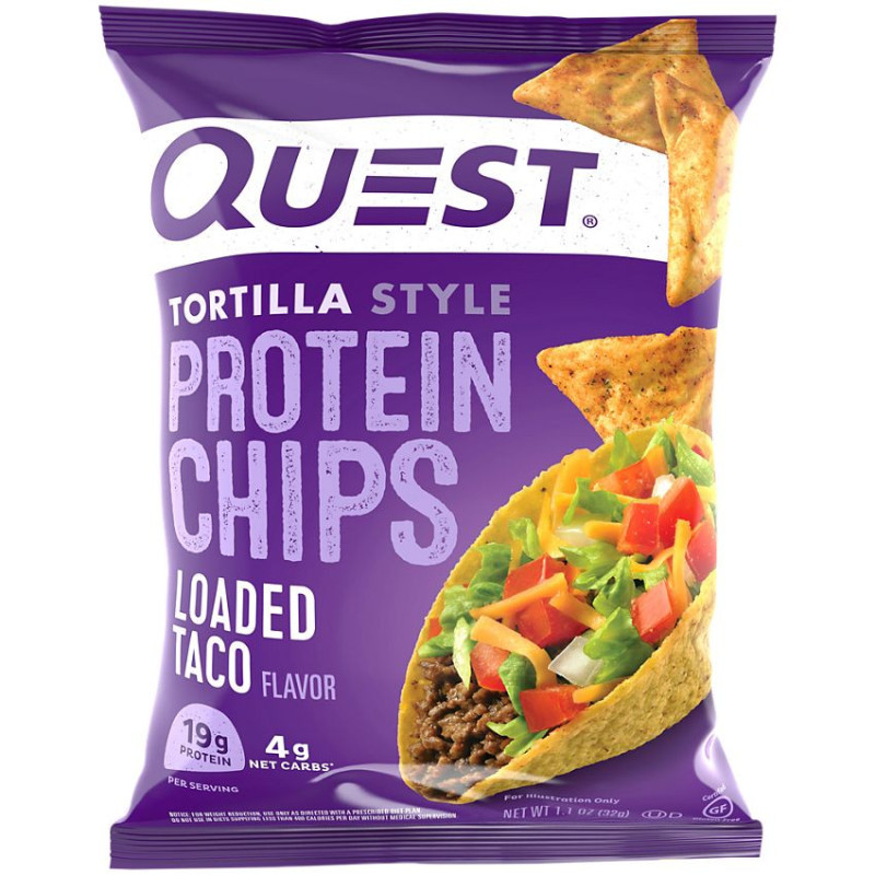 Quest Tortilla Style Protein Chips Taco (1 bolsa)