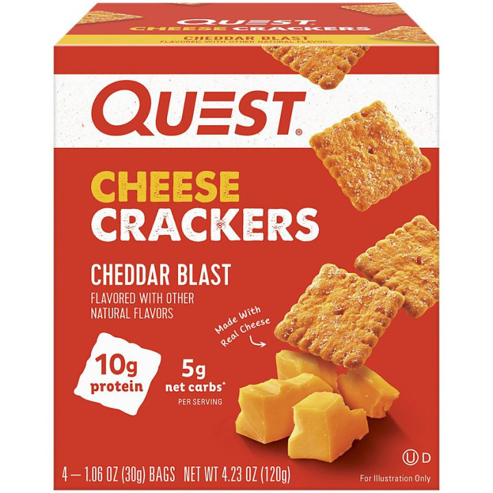 Quest Cheese Crackers Cheddar Blast (1 bolsa)