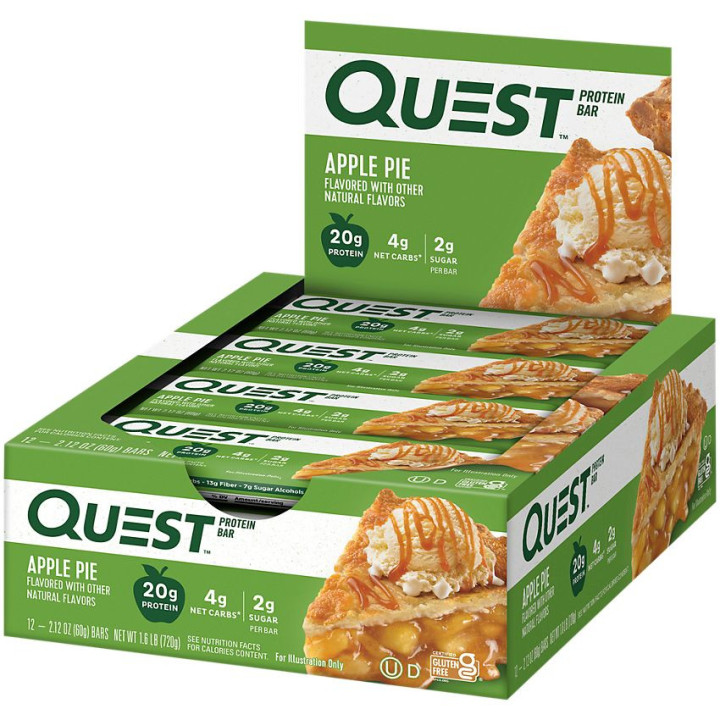Quest Protein Bar Apple Pie (1 bar)