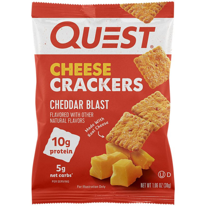 Quest Cheese Crackers Cheddar Blast (1 bolsa)
