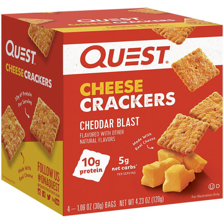 Quest Cheese Crackers Cheddar Blast (1 bolsa)
