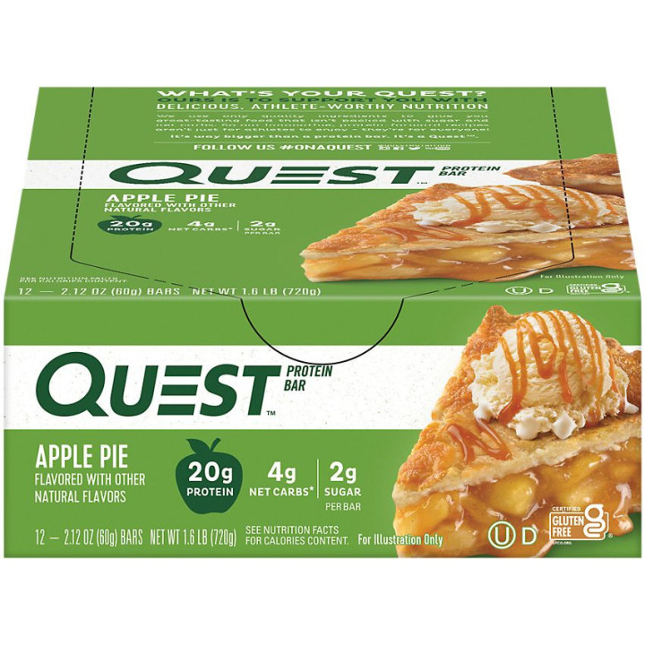 Quest Protein Bar Apple Pie (1 bar)