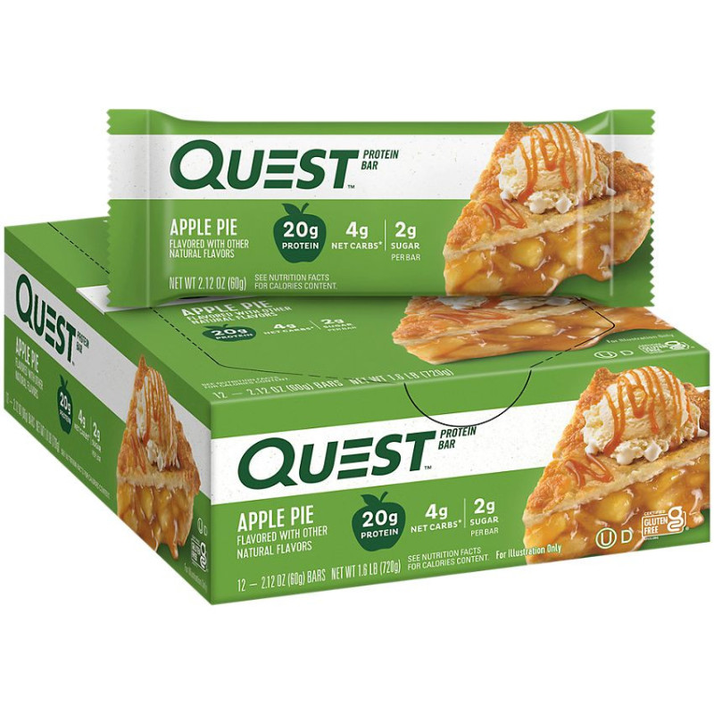 Quest Protein Bar Apple Pie (1 bar)