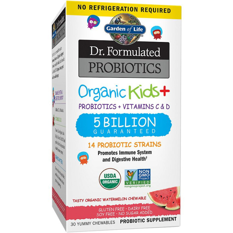 Dr Formulated Organic Kids Probiotics Watermelon 5 Billones (30 Chews)