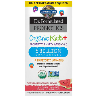 Dr Formulated Organic Kids Probiotics Watermelon 5 Billones (30 Chews)