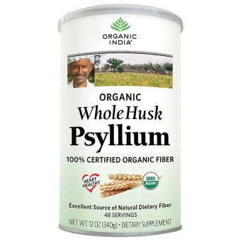 Organic Psyllium Whole Husk (68 serv) 340 g
