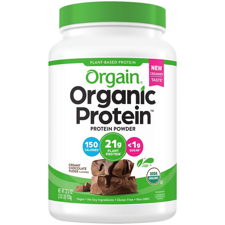 Orgain Vegan Protein Creamy Chocolate Fudge 2.03 lbs (20 serv)