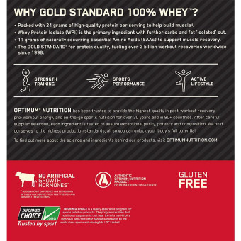 Gold 100% Whey Chocolate Peanut Butter (27 serv) 2 lb