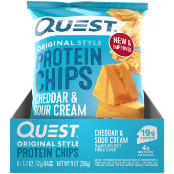 Quest Protein Chips Cheddar (1 bolsa)