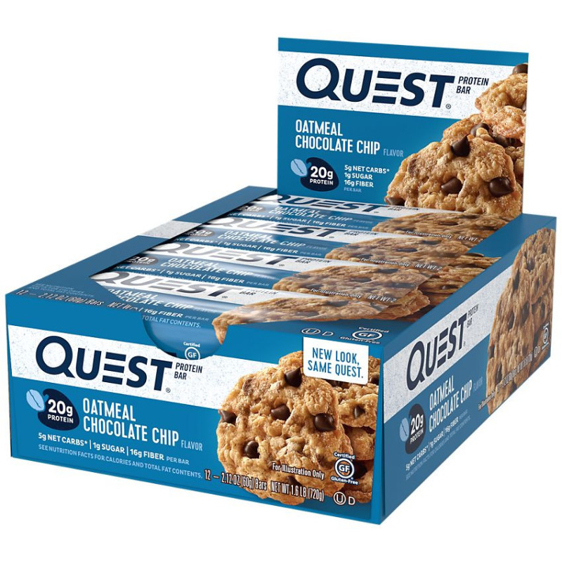 Quest Protein Bar Oatmeal Chocolate Chip (1 barra)