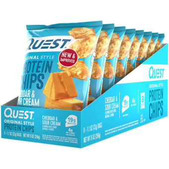 Quest Protein Chips Cheddar (1 bolsa)