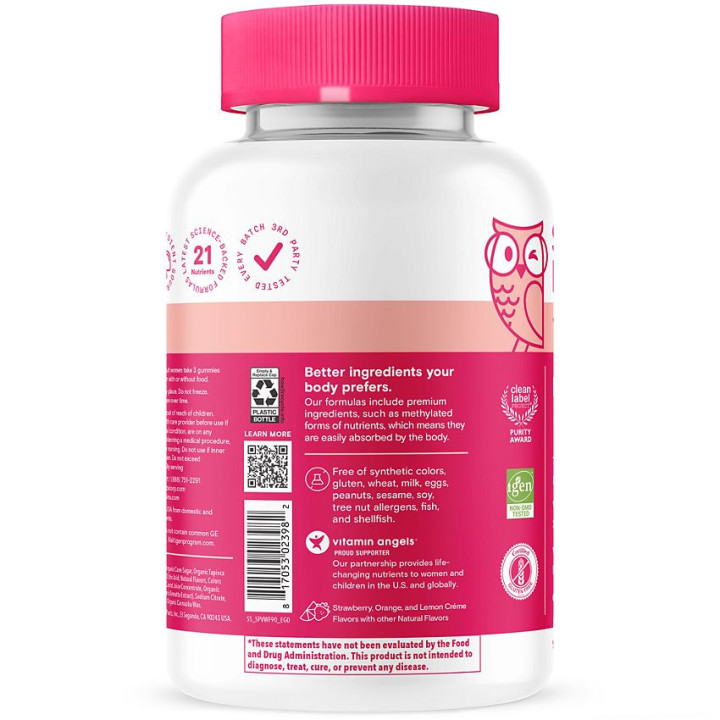 Smarty Pants Womens Plus Multi & Omega 3 (90 gummies)