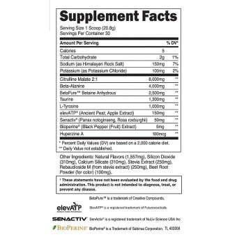 Stim Free Pre-Workout Strawberry Lemonade (30 Serv) 1.38 lbs