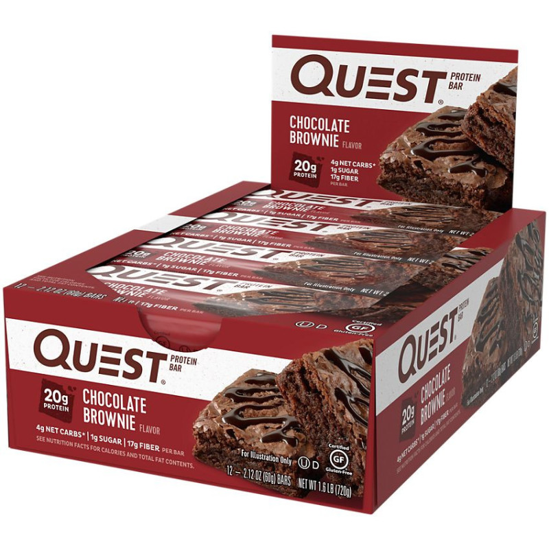 Quest Protein Bar Chocolate Brownie (1 bar)