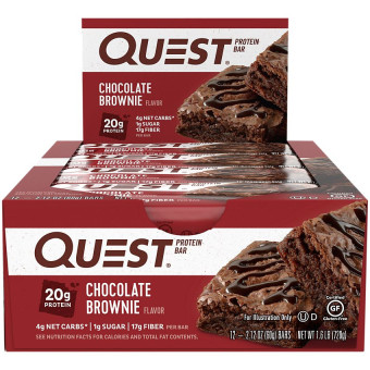 Quest Protein Bar Chocolate Brownie (1 bar)