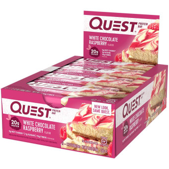 Quest Protein Bar White Chocolate Raspberry (1 bar)