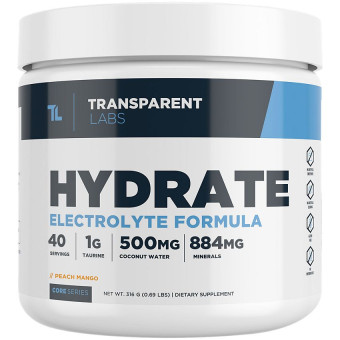 Hydrate Electrolyte Peach Mango (40 serv) 0.69 lb